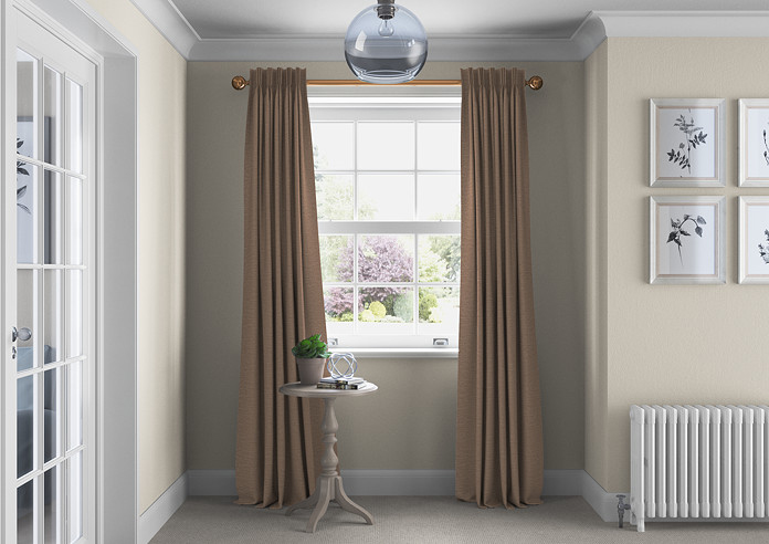 Maurice, Caramel - Made to Measure Curtains - Image 5